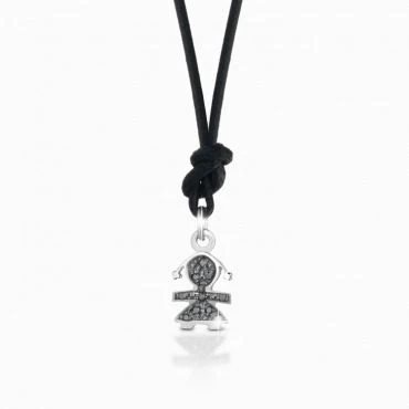 Pendente Le Bebé Donna I Pavè in Oro bianco Diamante 0.05 Ct LBB081 - LBB081